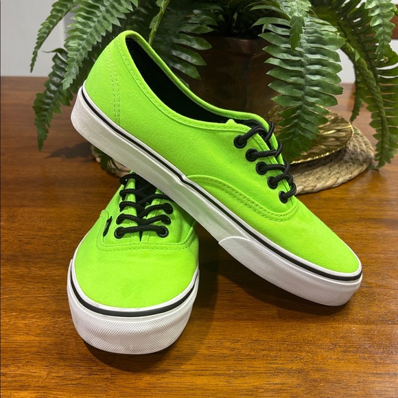 Vans Neon Green Men's Sneakers - Picture 1 of 6